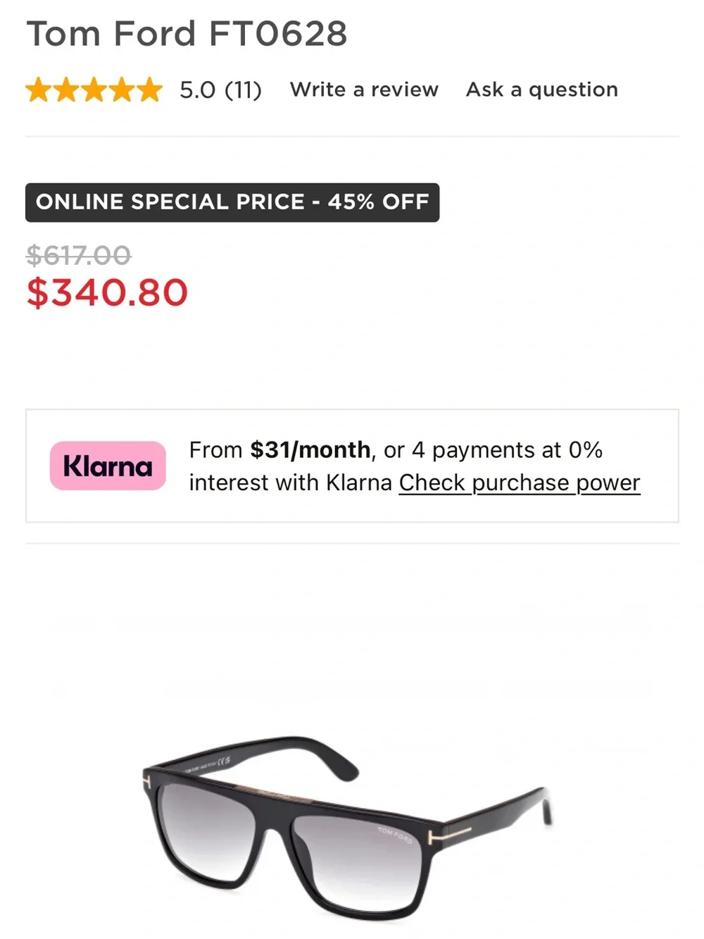 Tom Ford Cecilio Sunglasses